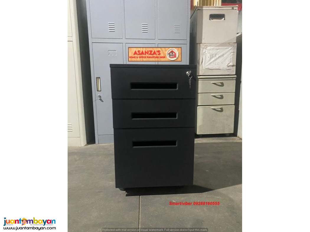 3 drawer mobile pedestal