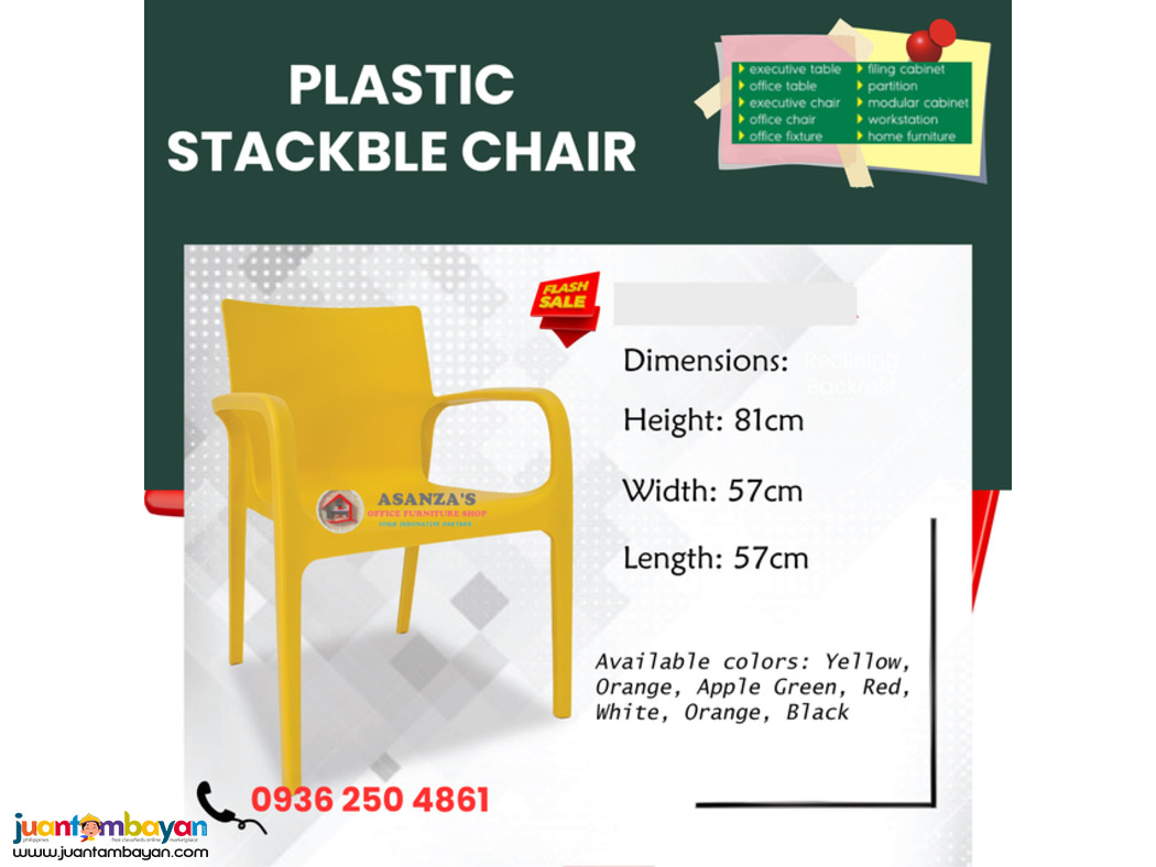 Plastic Chair -Stackable/Pantry Chair | Direct Factory Price