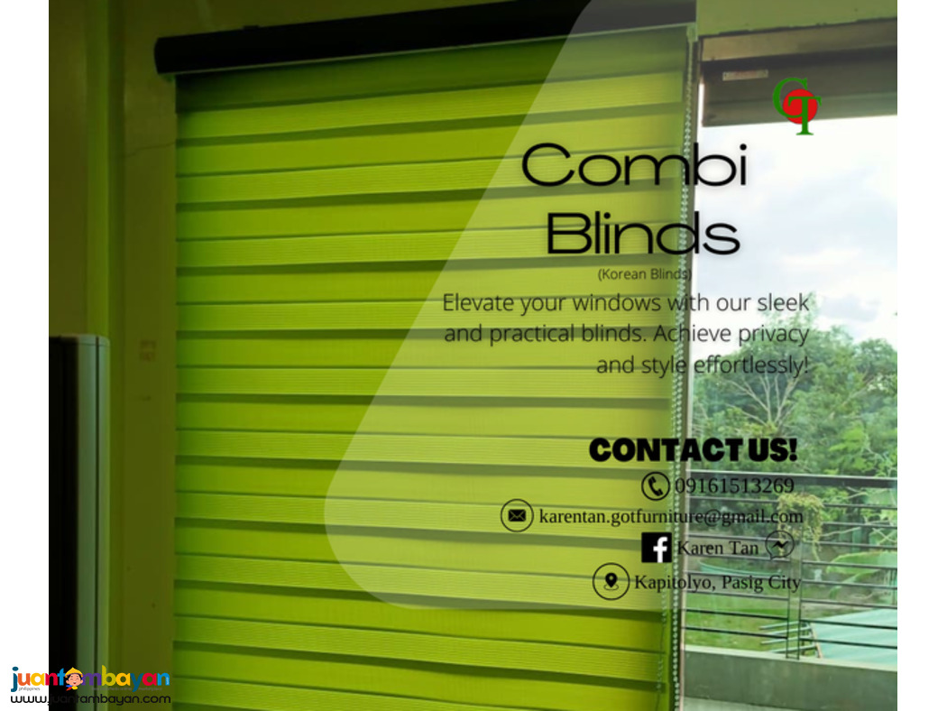 Korean / combi blinds | Venetian blinds | Vertical Blinds.