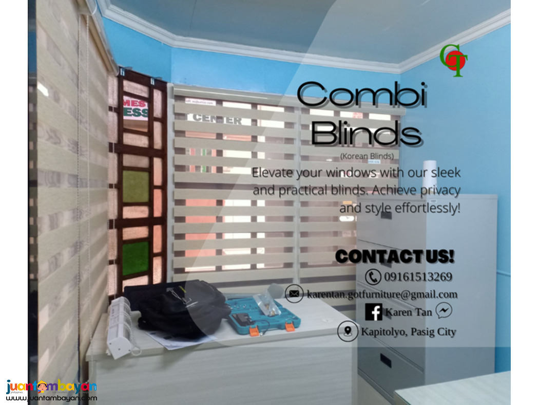 Korean / combi blinds | Venetian blinds | Vertical Blinds.