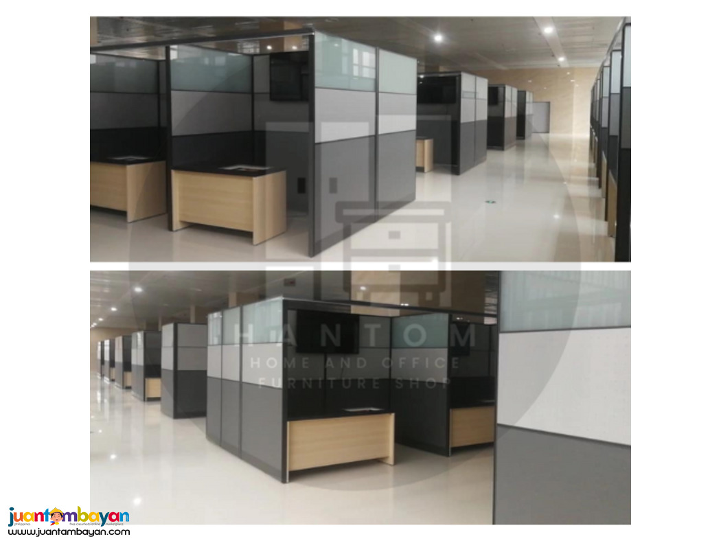 office partition with screen panel 