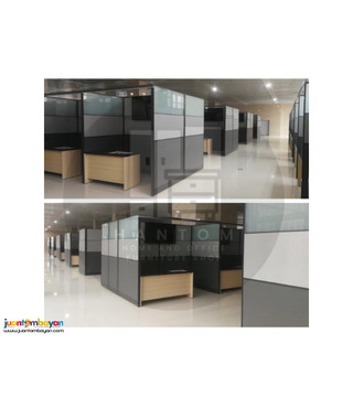 office partition with screen panel 