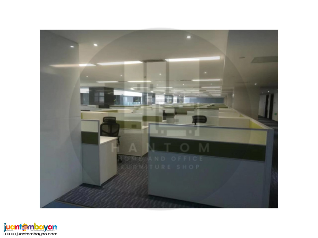 office partition with screen panel 