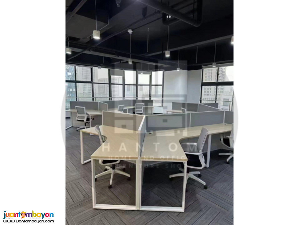 office partition with screen panel 