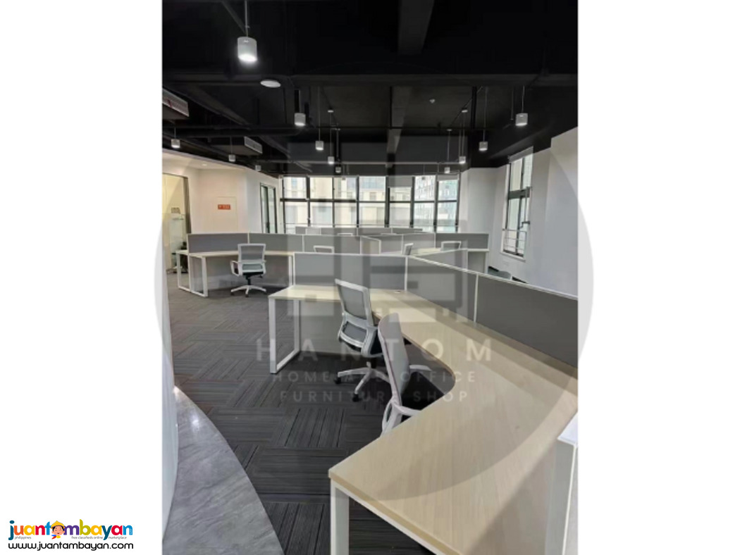 office partition with screen panel 