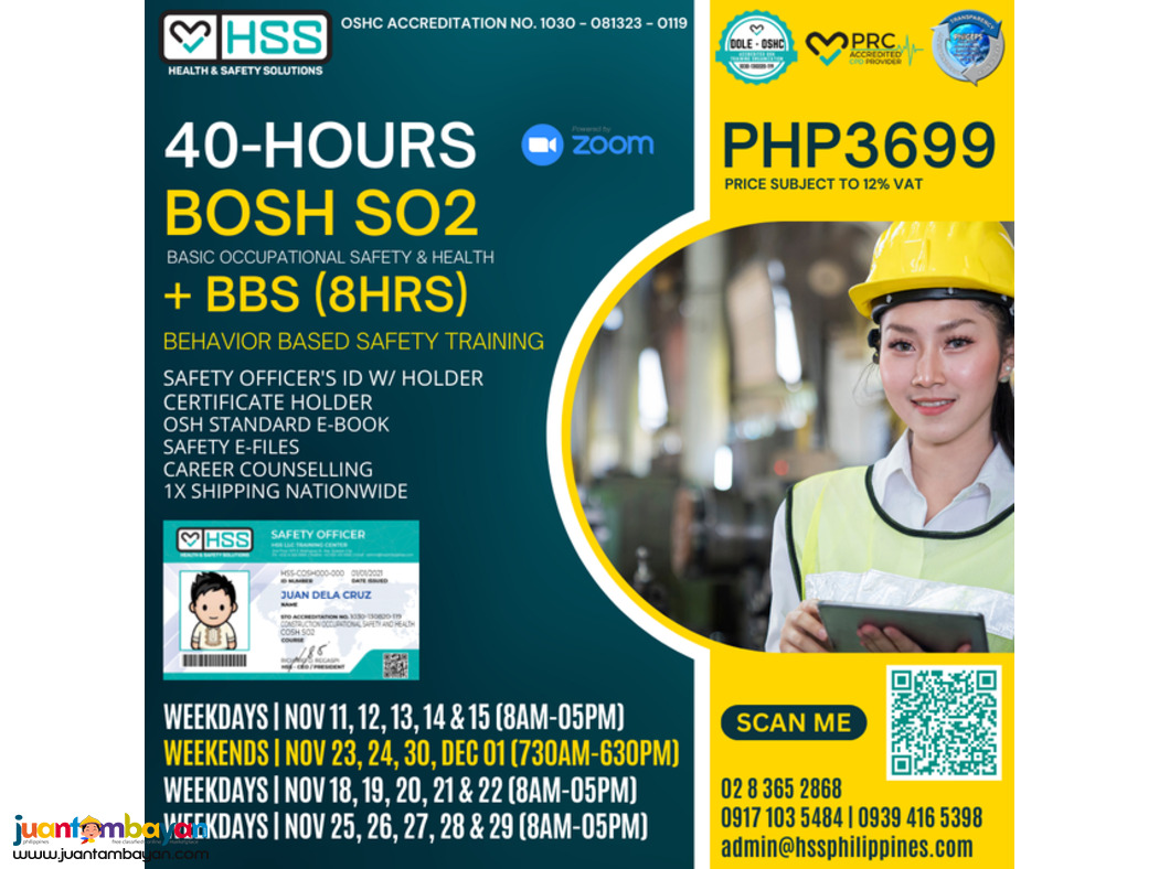 SO1 TRAINING WEBINAR