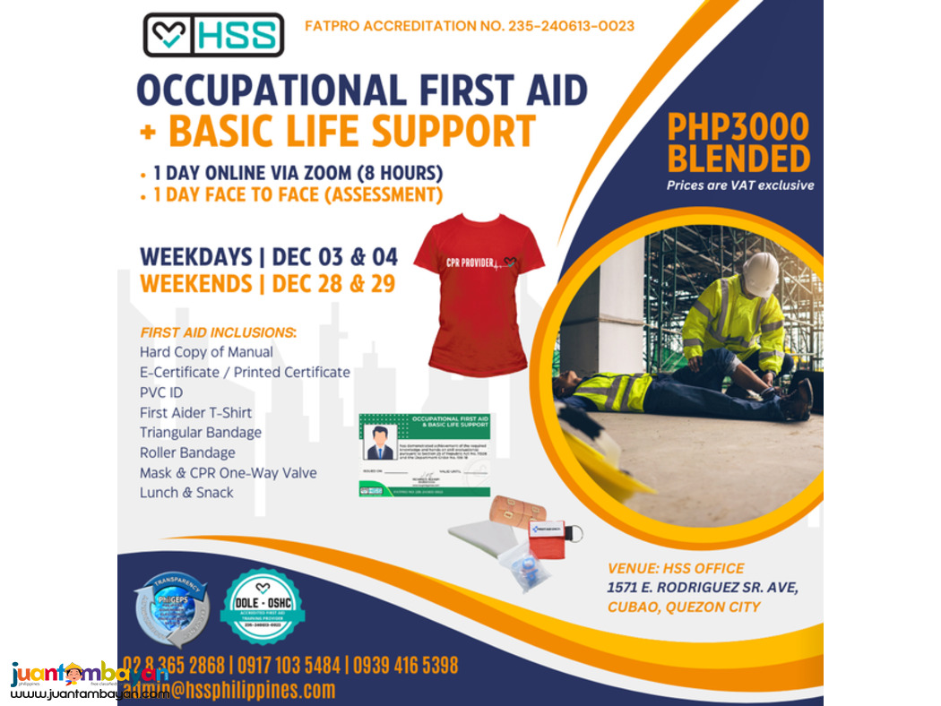 Standard First Aid + BLS