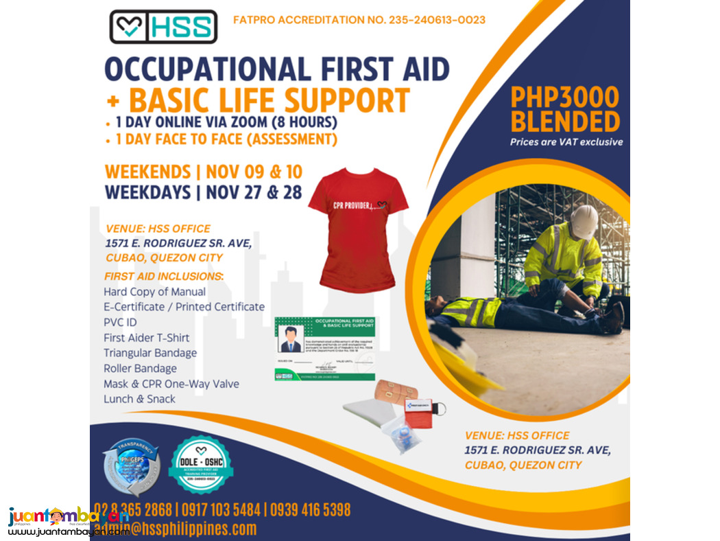 Standard First Aid + BLS