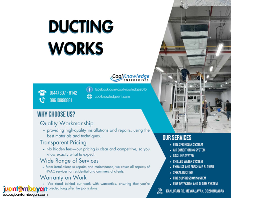DUCTING WORKS DUCTING WORKS