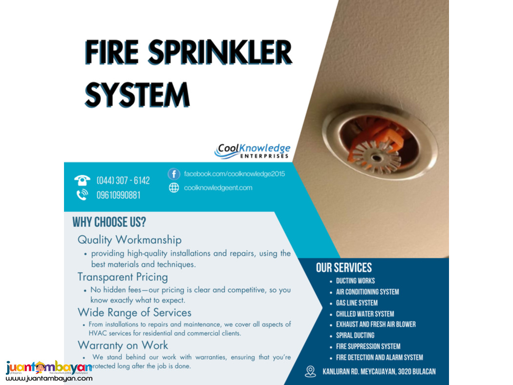 FIRE SPRINKLER SYSTEM FIRE SPRINKLER SYSTEM