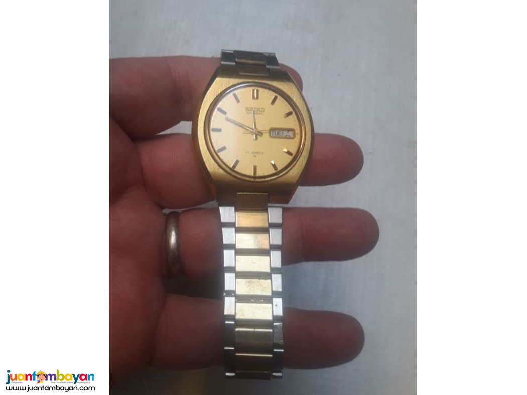 Gold Automatic Vintage Japan-KY Gold Seiko Watch 7009-8208-P