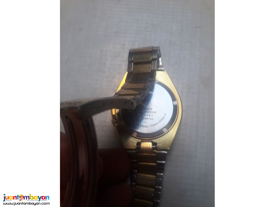Gold Automatic Vintage Japan-KY Gold Seiko Watch 7009-8208-P
