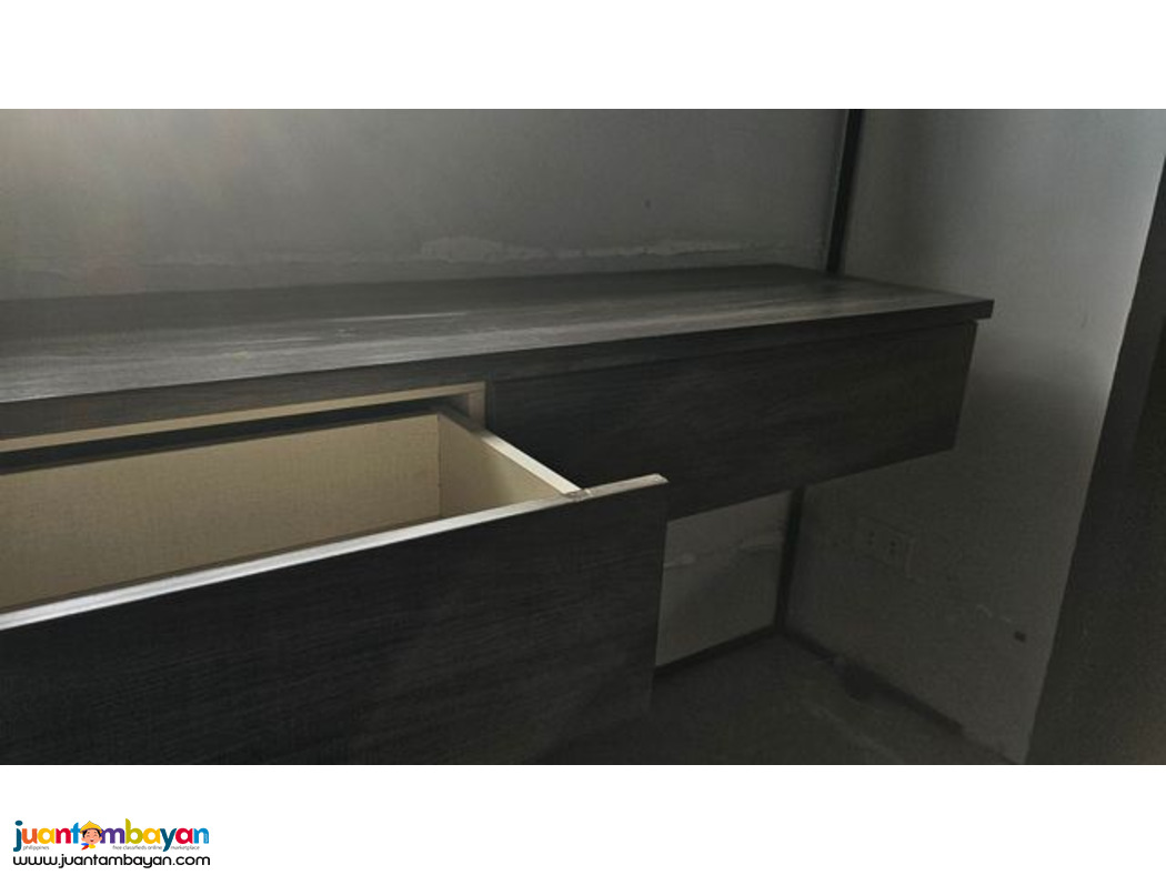 Wall Mounted USED CUBO Table Floating Desk with 2 Sliding Drawers