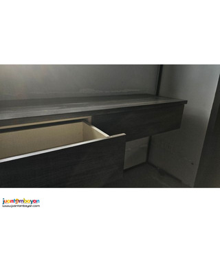 Wall Mounted USED CUBO Table Floating Desk with 2 Sliding Drawers