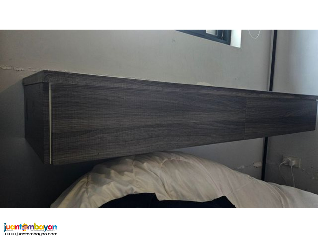 Wall Mounted USED CUBO Table Floating Desk with 2 Sliding Drawers