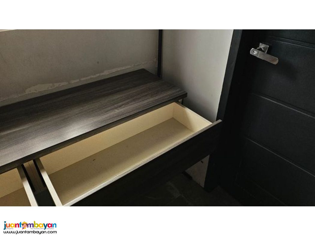 Wall Mounted USED CUBO Table Floating Desk with 2 Sliding Drawers
