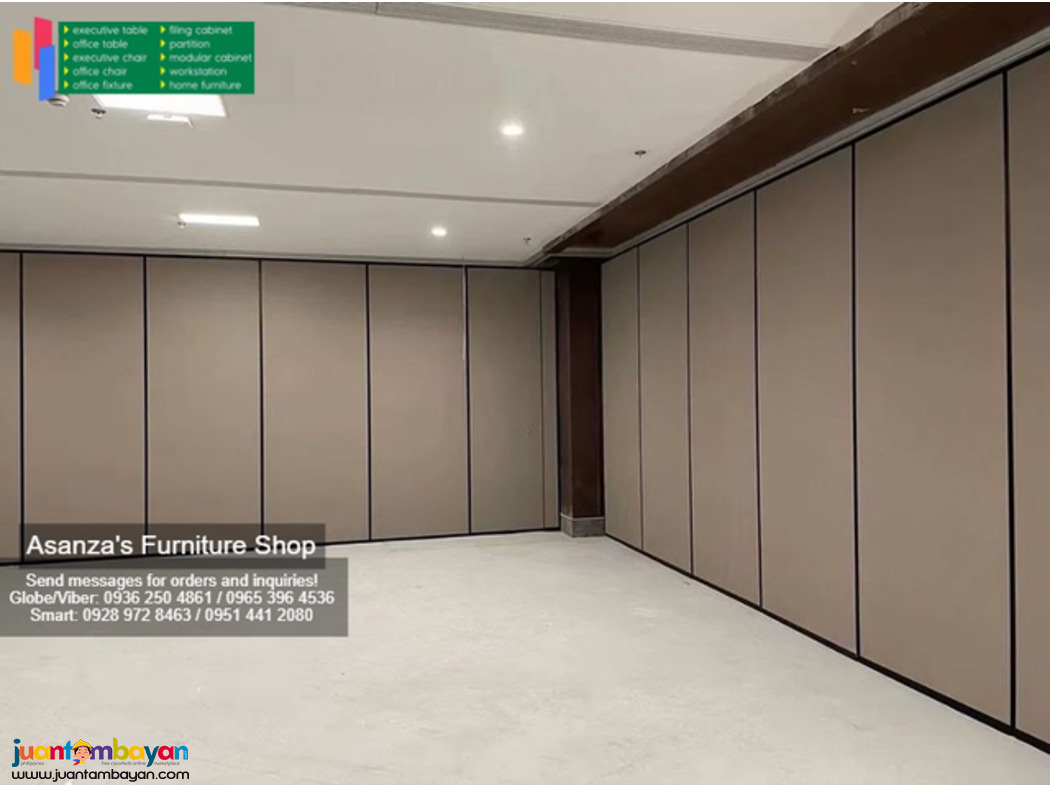 Floor To Ceiling -Divider- Full Fabric (Accordion Wall) Inventory Sale