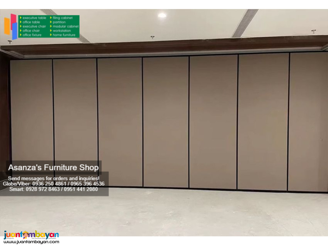 Floor To Ceiling -Divider- Full Fabric (Accordion Wall) Inventory Sale