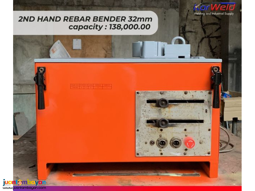 2nd Hand Korean Rebar Bender 32mm