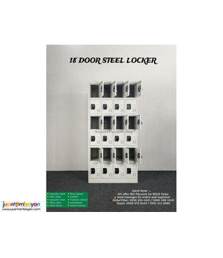 18 Door Steel Locker Cabinet - Inventory Sale