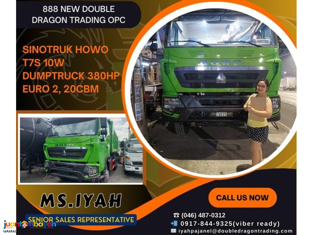SINOTRUK HOWO DUMPTRUCK T7S 10W 380HP E2 SINOTRUK HOWO DUMPTRUCK T7S 10W 380HP E2
