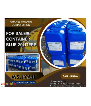 FOR SALE!!! CONTAINER BLUE- 20 LITERS CLASS A