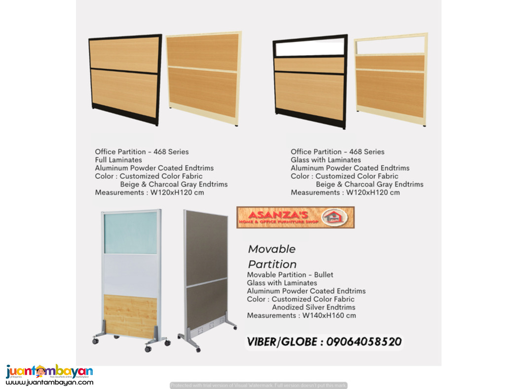 MOVABLE OFFICE PARTITION 