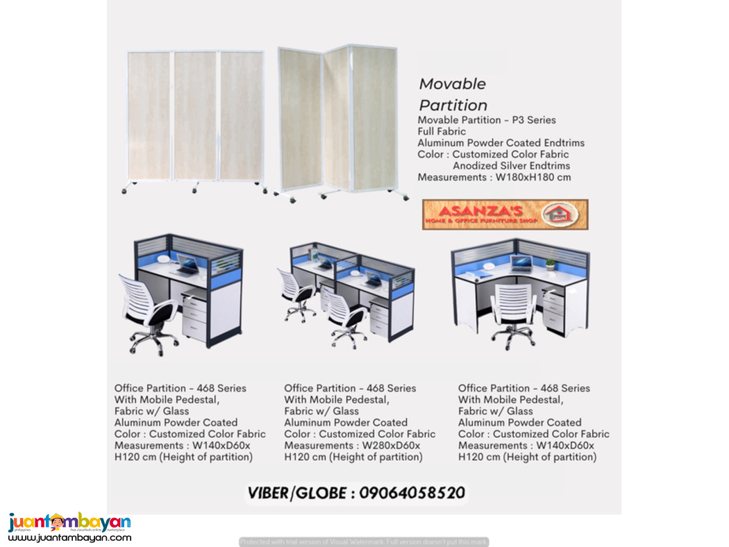 MOVABLE OFFICE PARTITION 