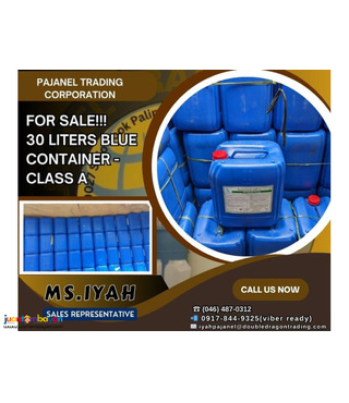 FOR SALE!!!  30 LITERS BLUE CONTAINER - CLASS A