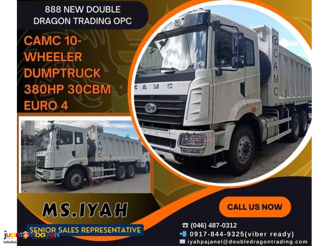 CAMC 10-WHEELER DUMPTRUCK 380HP 30CBM EURO 4 CAMC 10-WHEELER DUMPTRUCK 380HP 30CBM EURO 4