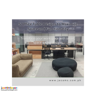 Jecams Inc. Stylish Office Tables for Small Spaces- Designs to Try!!