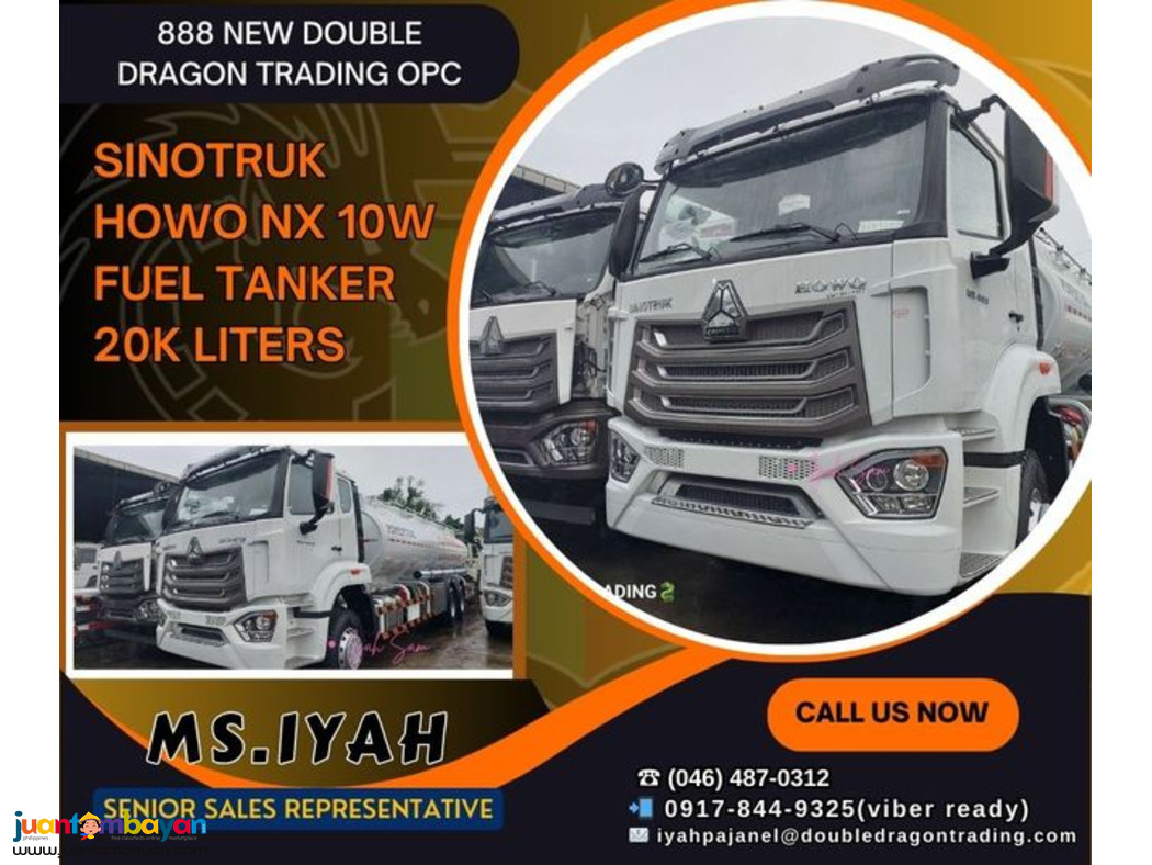 SINOTRUK HOWO NX 10W FUEL TANKER 20K LITERS SINOTRUK HOWO NX 10W FUEL TANKER 20K LITERS