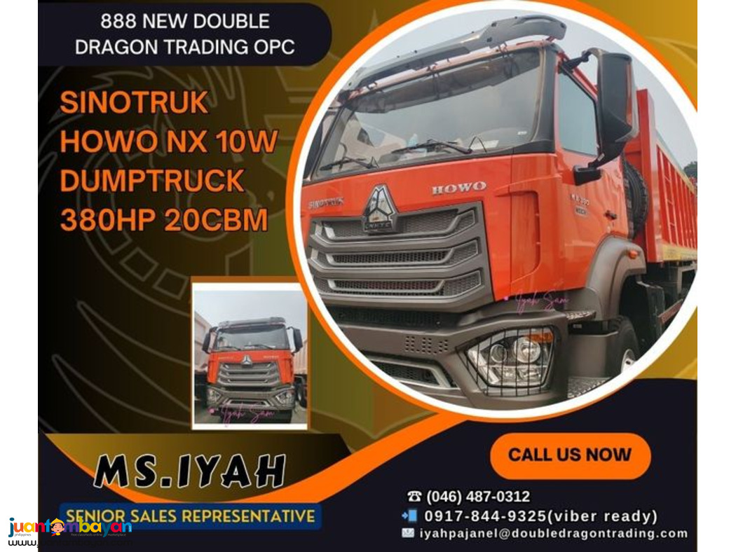 -SINOTRUK HOWO NX 6X4 DUMPTRUCK 380HP 20CBM-