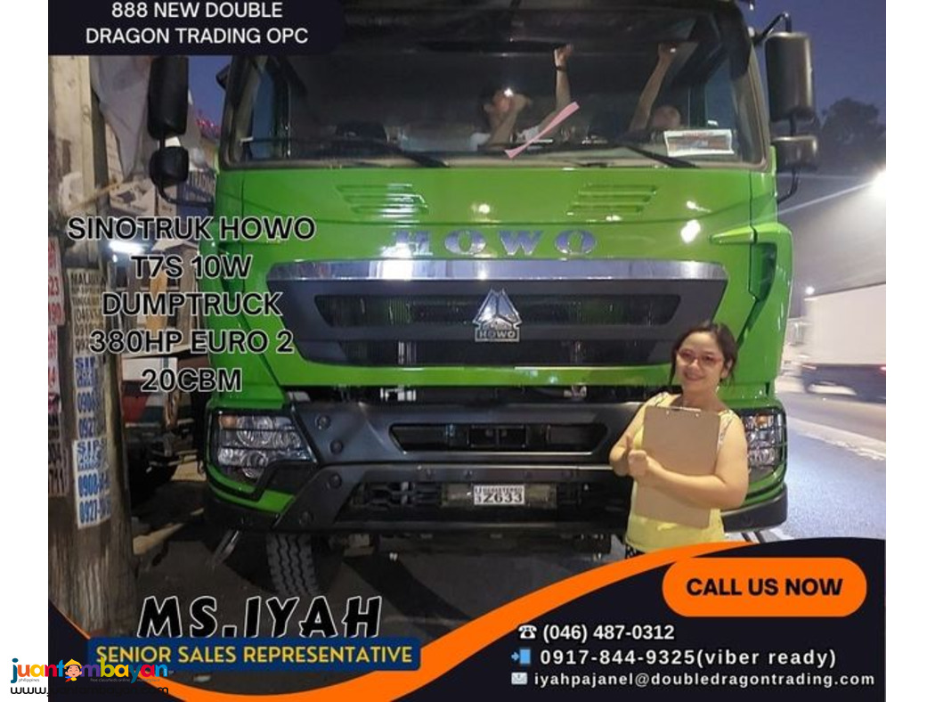 SINOTRUK HOWO T7S 10W DUMPTRUCK 20CBM E2