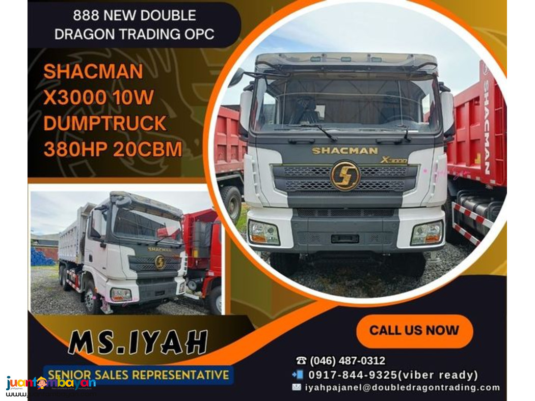 SHACMAN X3000 10W DUMPTRUCK 380HP 20CBM SHACMAN X3000 10W DUMPTRUCK 380HP 20CBM