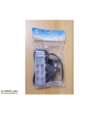 Lamp socket extension cable with 2 outlets and on/off switch.