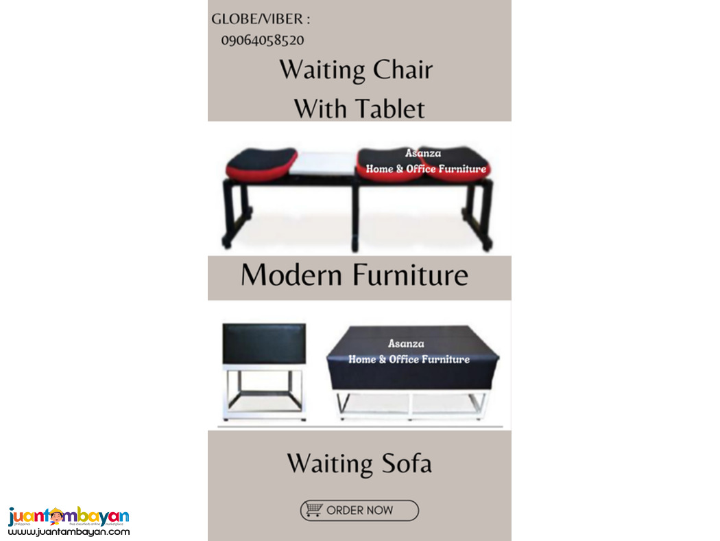 WAITING CHAIR WITH TABLET-WAITING SOFA- INDOOR-OUT DOOR WAITING CHAIR