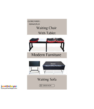 WAITING CHAIR WITH TABLET-WAITING SOFA- INDOOR-OUT DOOR WAITING CHAIR