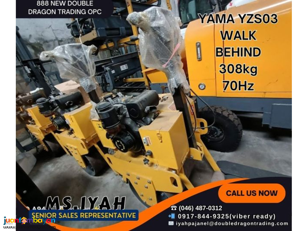 YAMA YZS03 WALK BEHIND 308kg 70Hz YAMA YZS03 WALK BEHIND 308kg 70Hz
