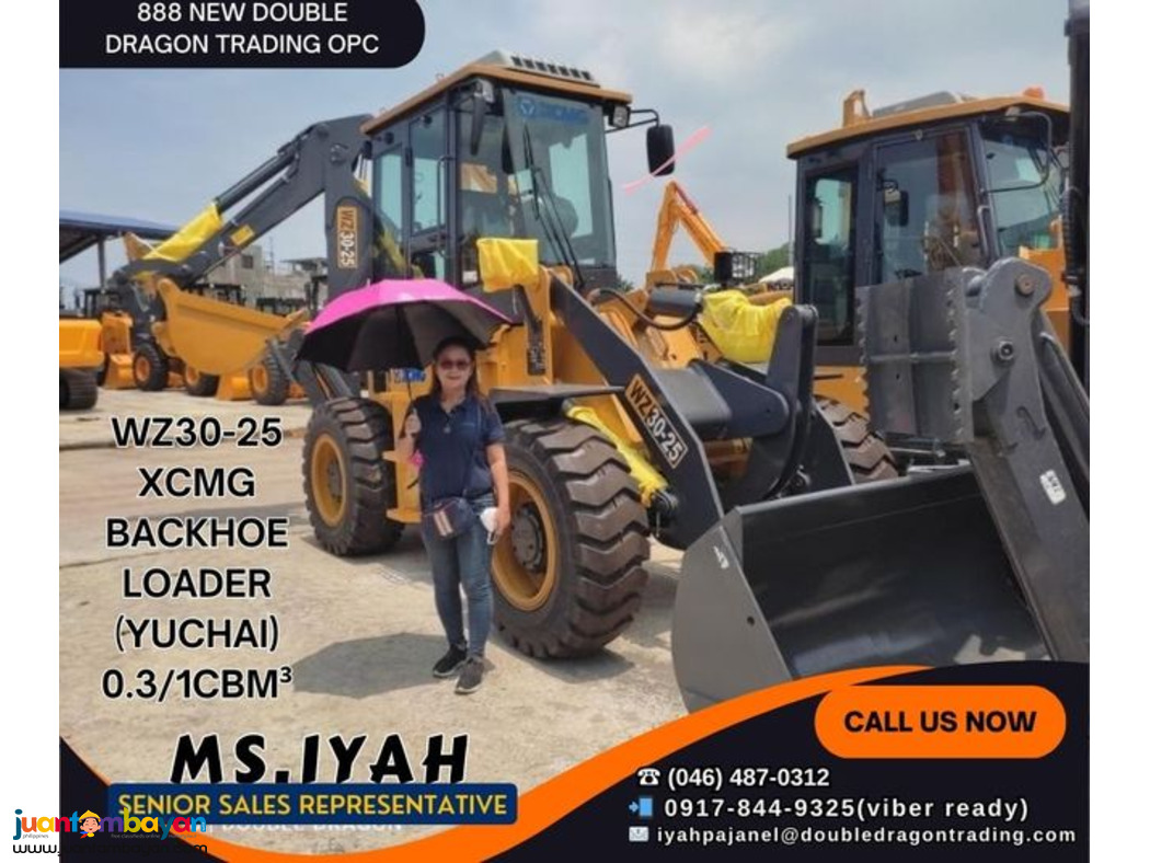 WZ30-25 XCMG BACKHOE LOADER  (YUCHAI) 0.3/1CBM³