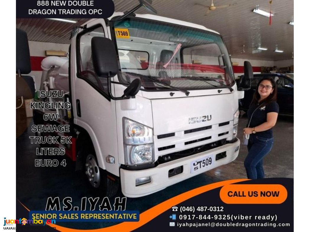 ISUZU KINGLING 6W SEWAGE TRUCK 5K LITERS-