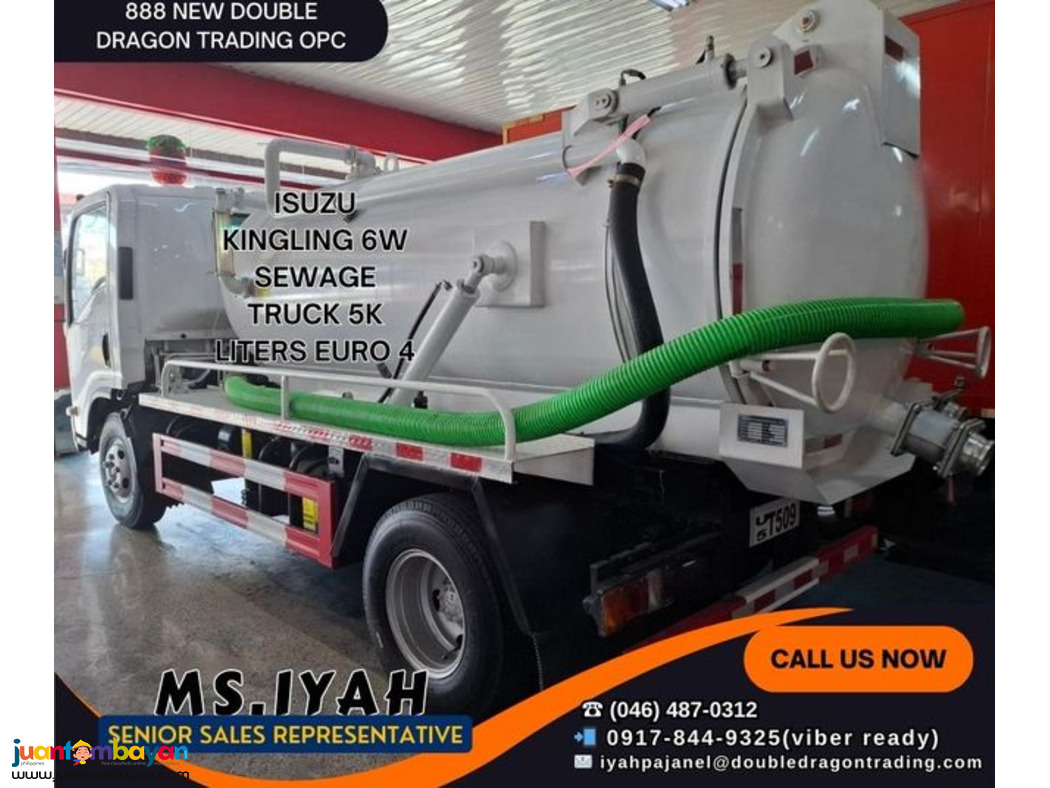 ISUZU KINGLING 6W SEWAGE TRUCK 5K LITERS-