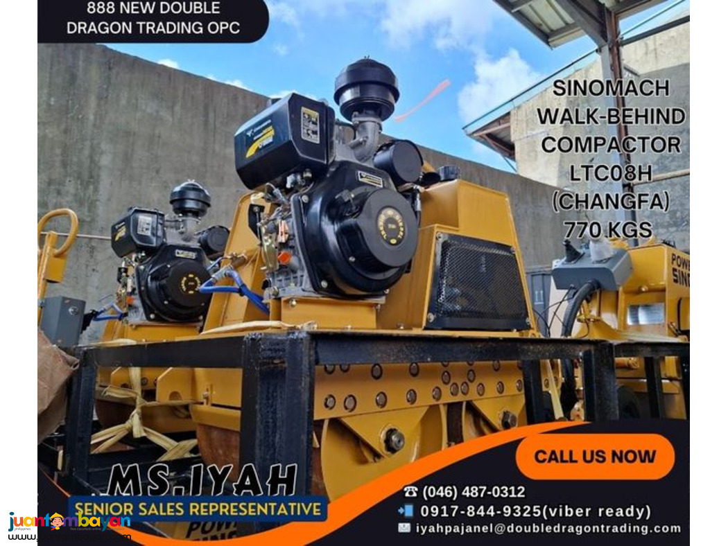 SINOMACH WALK-BEHIND COMPACTOR LTC08H (CHANGFA) 770 KGS