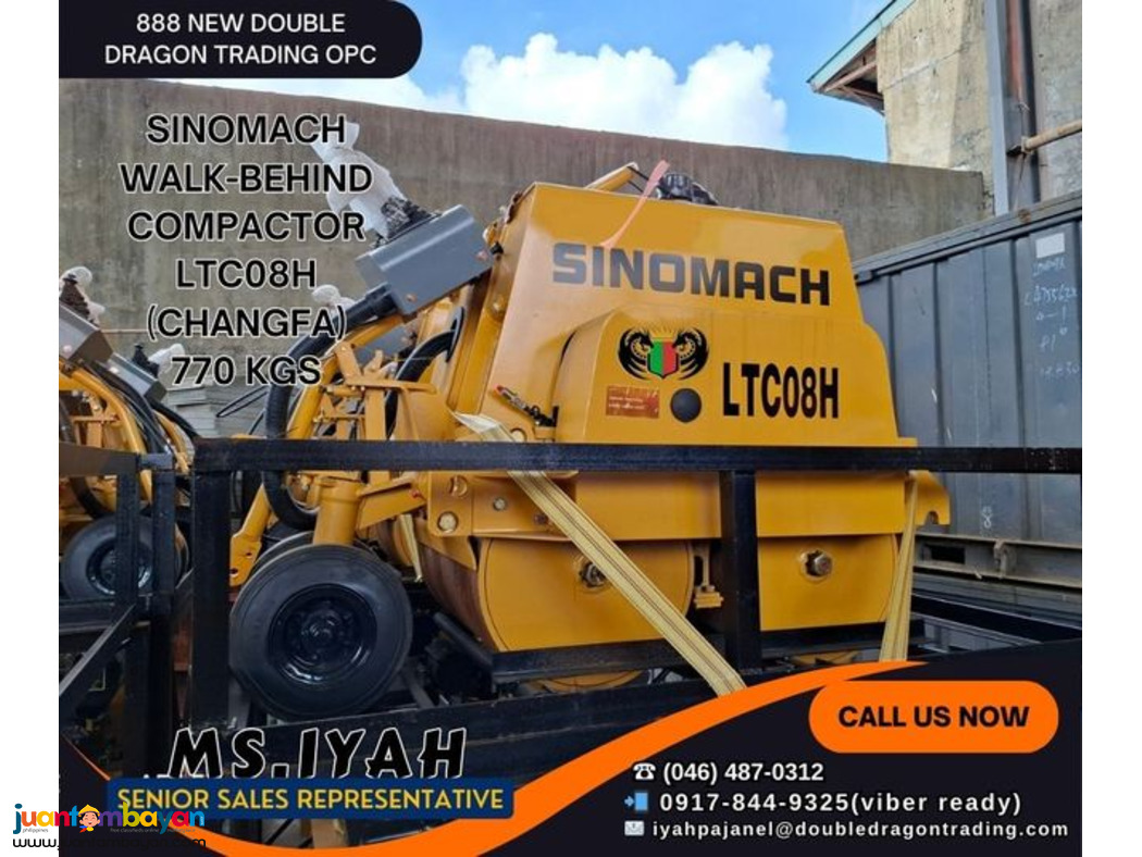 SINOMACH WALK-BEHIND COMPACTOR LTC08H (CHANGFA) 770 KGS