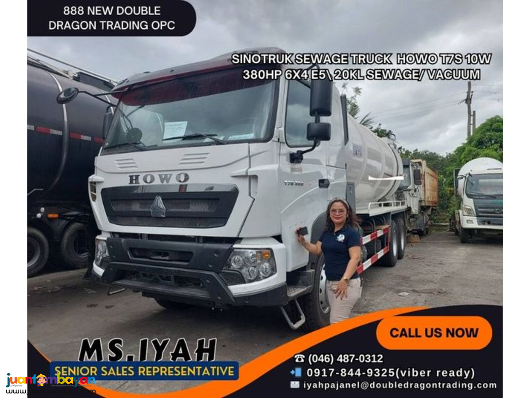 HOWO T7S SEWAGE TRUCK 20KL
