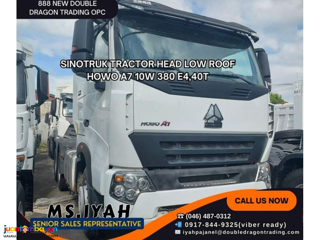 HOWO A7 TRACTOR HEAD EURO 4