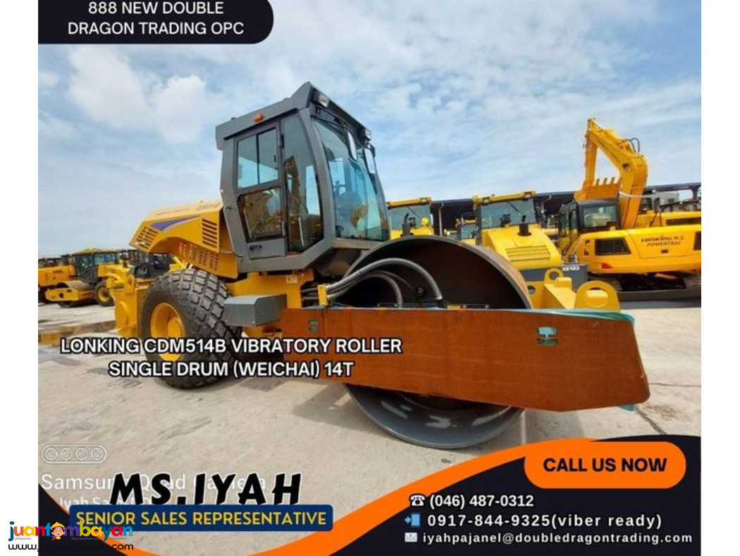 LONKING VIBRATORY ROLLER 10T-