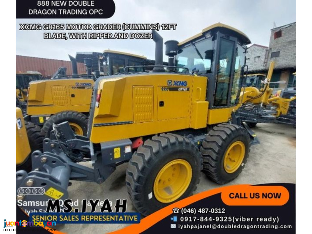 XCMG MOTOR GRADER 12FT BLADE, WITH RIPPER AND DOZER
