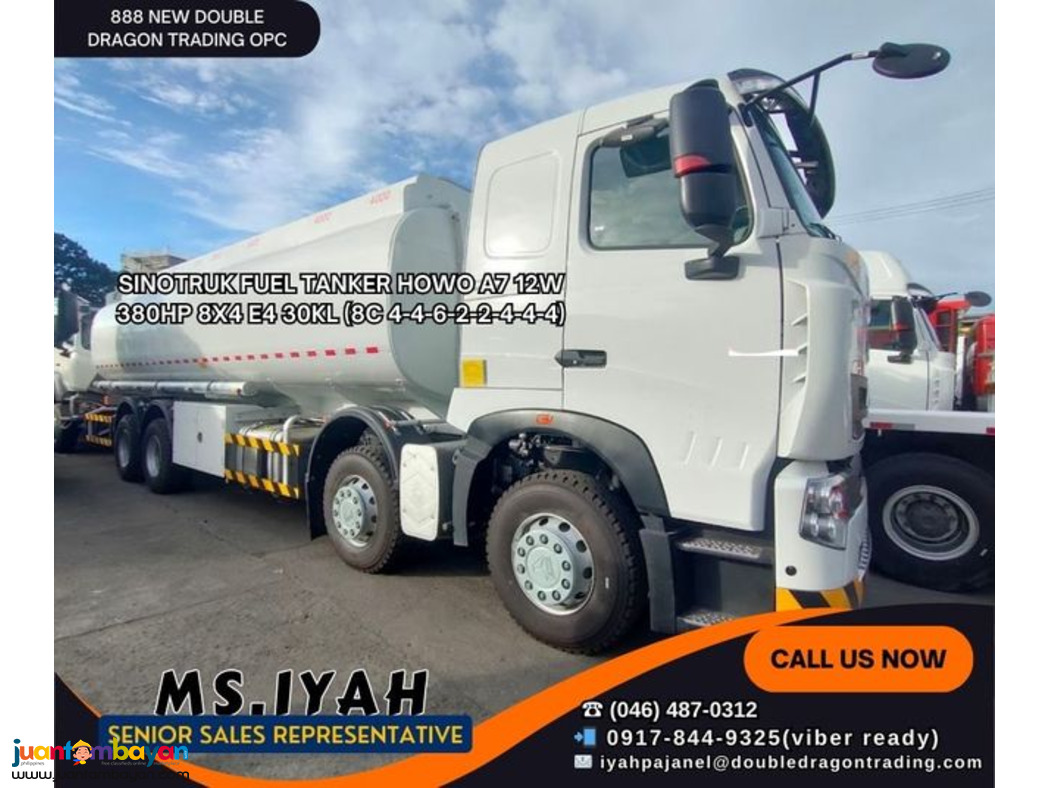 SINOTRUK HOWO A7 FUEL TANKER 30KL E4-