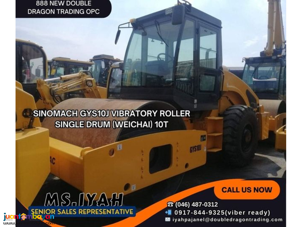 SINOMACH VIBRATORY ROLLER 10T